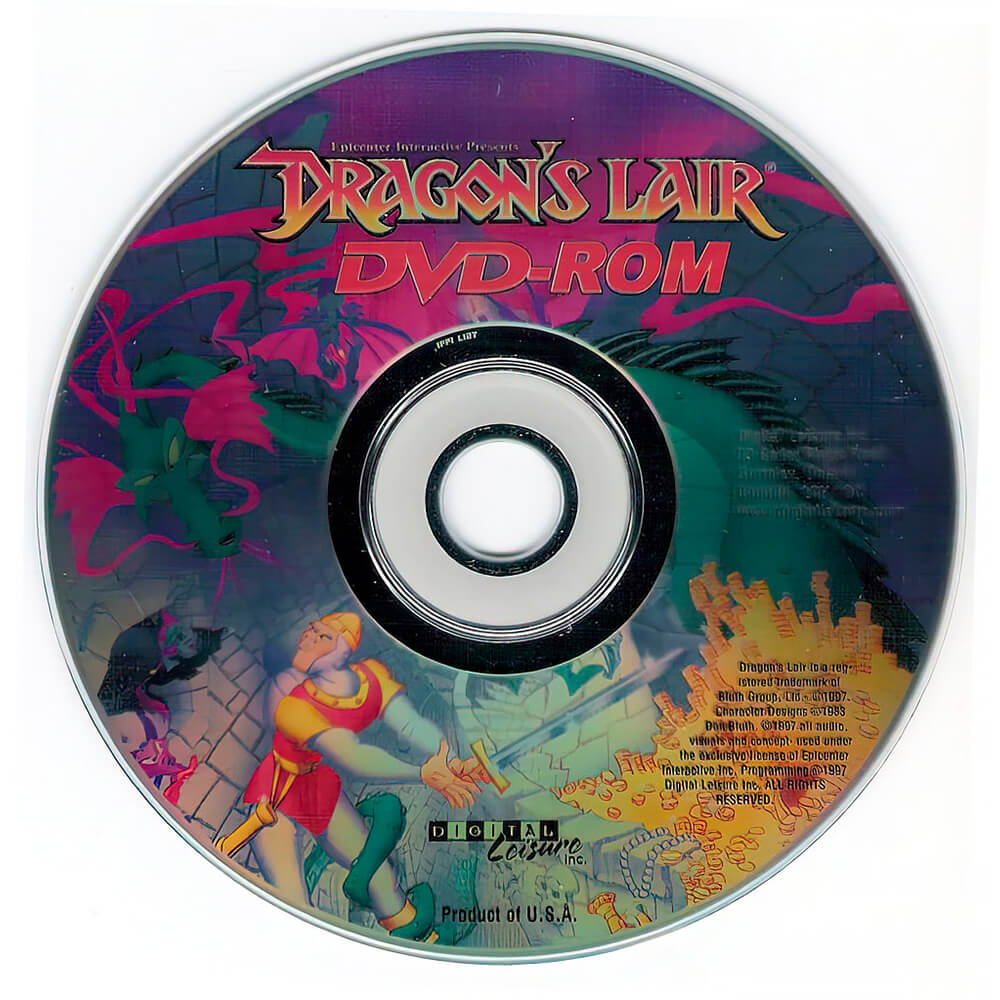 Лицензионный диск Dragons Lair Remastered для DVD Player